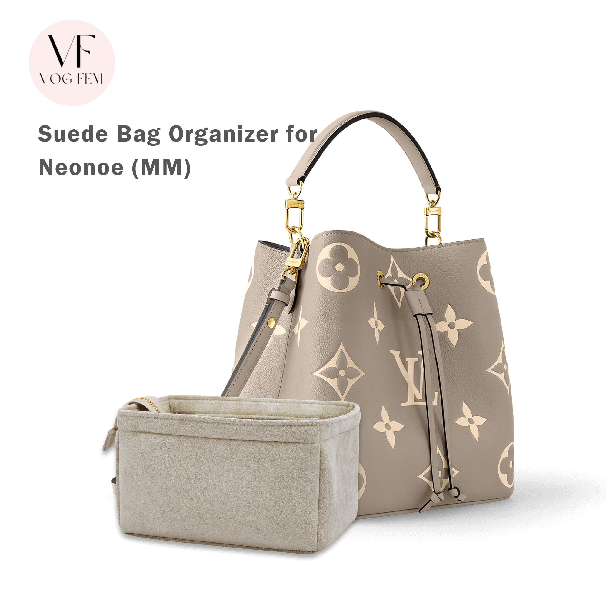 Suede Bag Organizer for LV - Neonoe MM