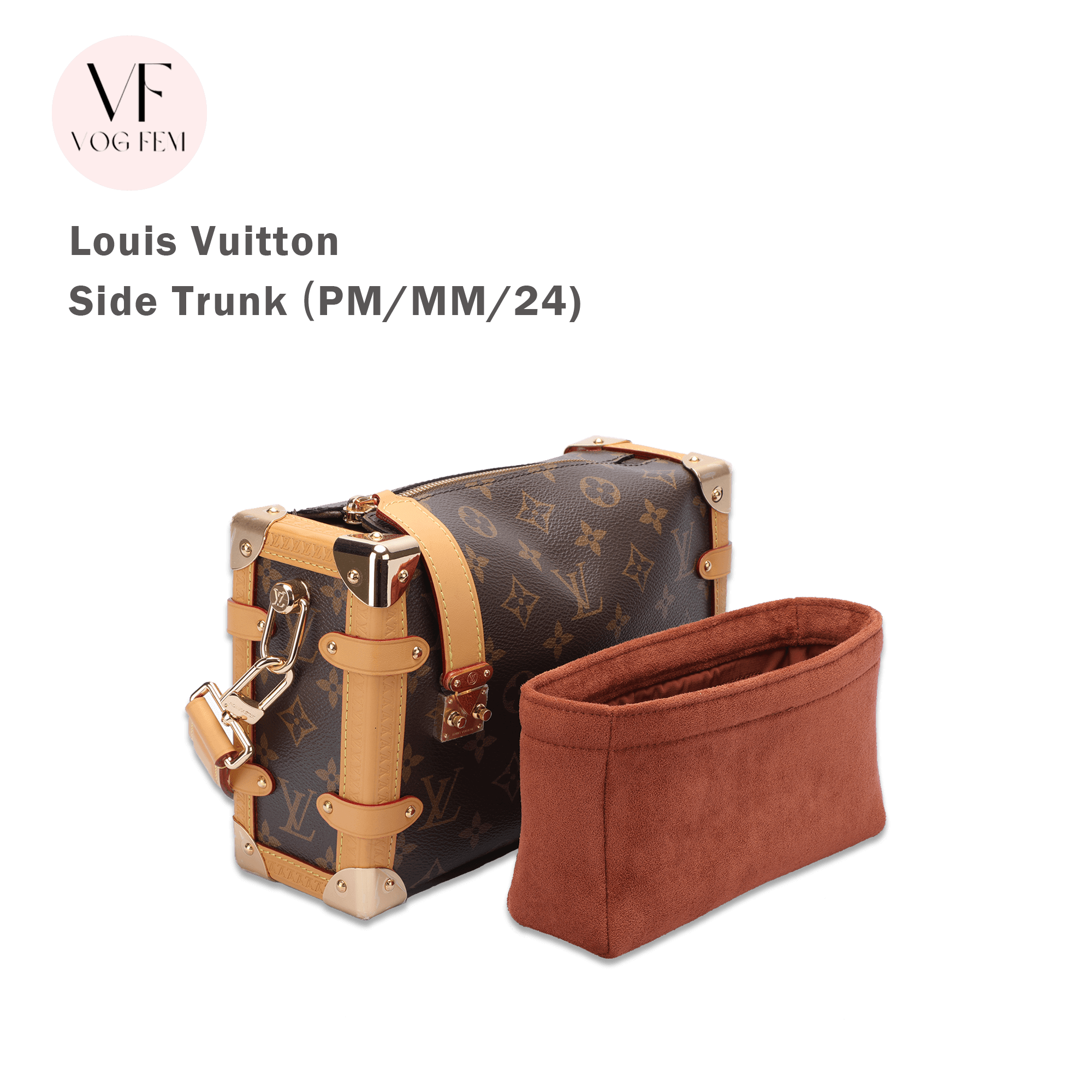 Suede Bag Organizer for LV - Side Trunk