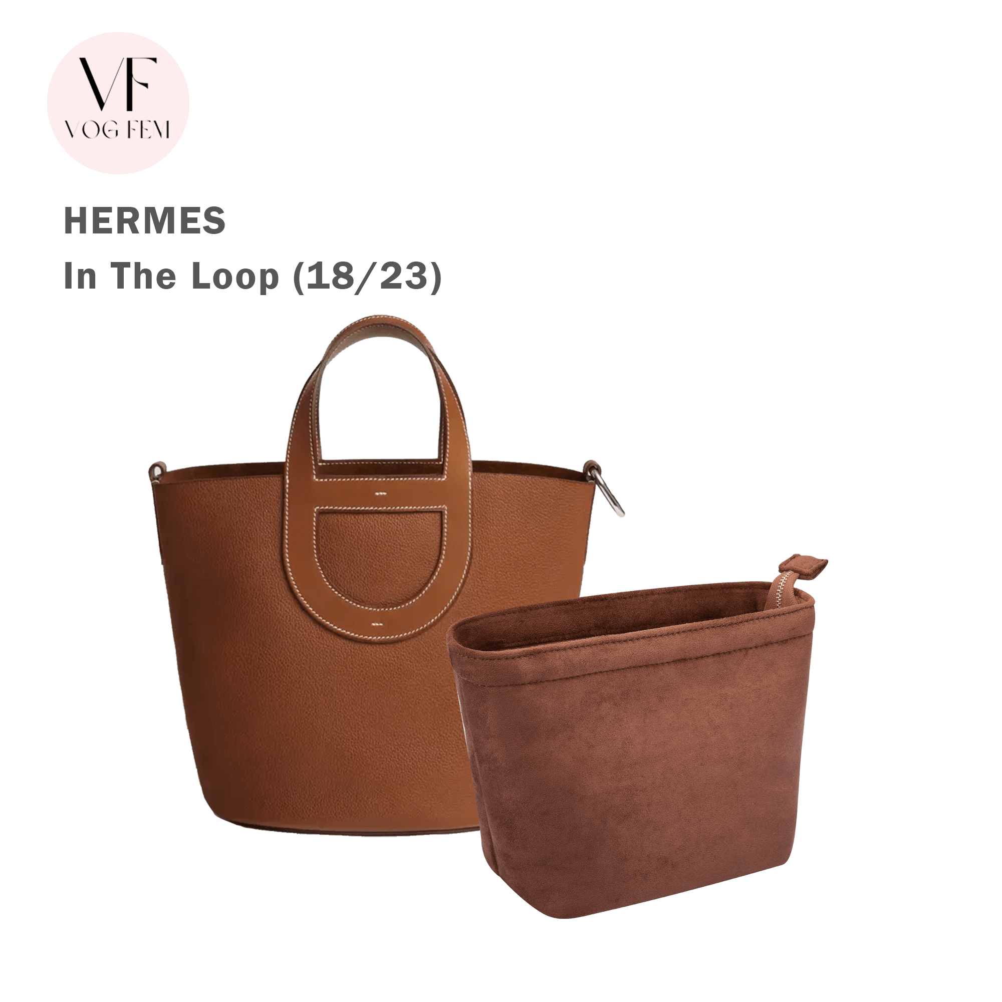 Suede Bag Organizer for Hermes - In the Loop